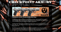 Desktop Screenshot of checkpointarmory.com